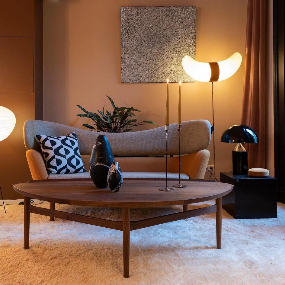 Geometrische Metalllampe — italienisches Design, 2 Größen, 5 Oberflächen