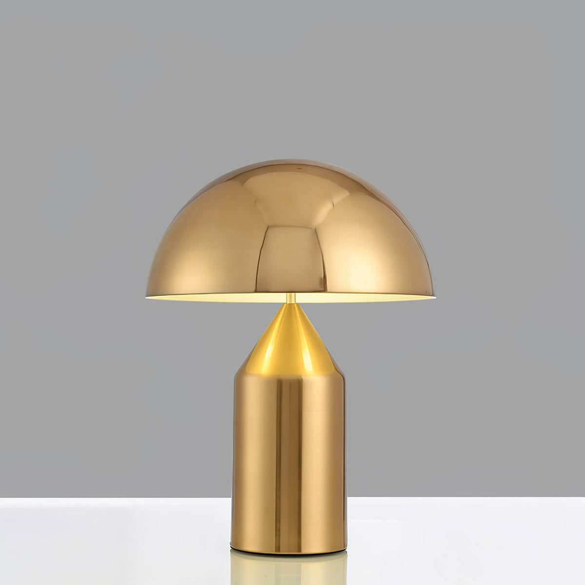 Geometrische Metalllampe — italienisches Design, 2 Größen, 5 Oberflächen