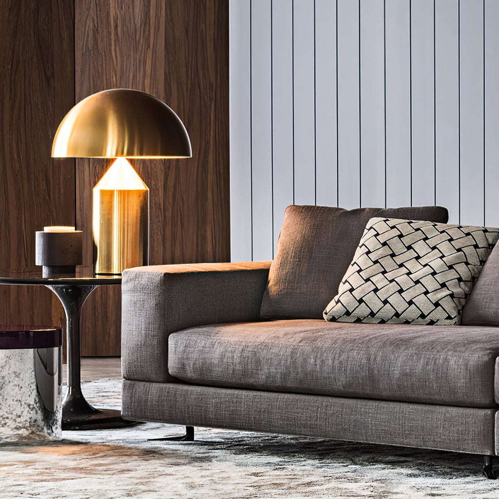 Geometrische Metalllampe — italienisches Design, 2 Größen, 5 Oberflächen