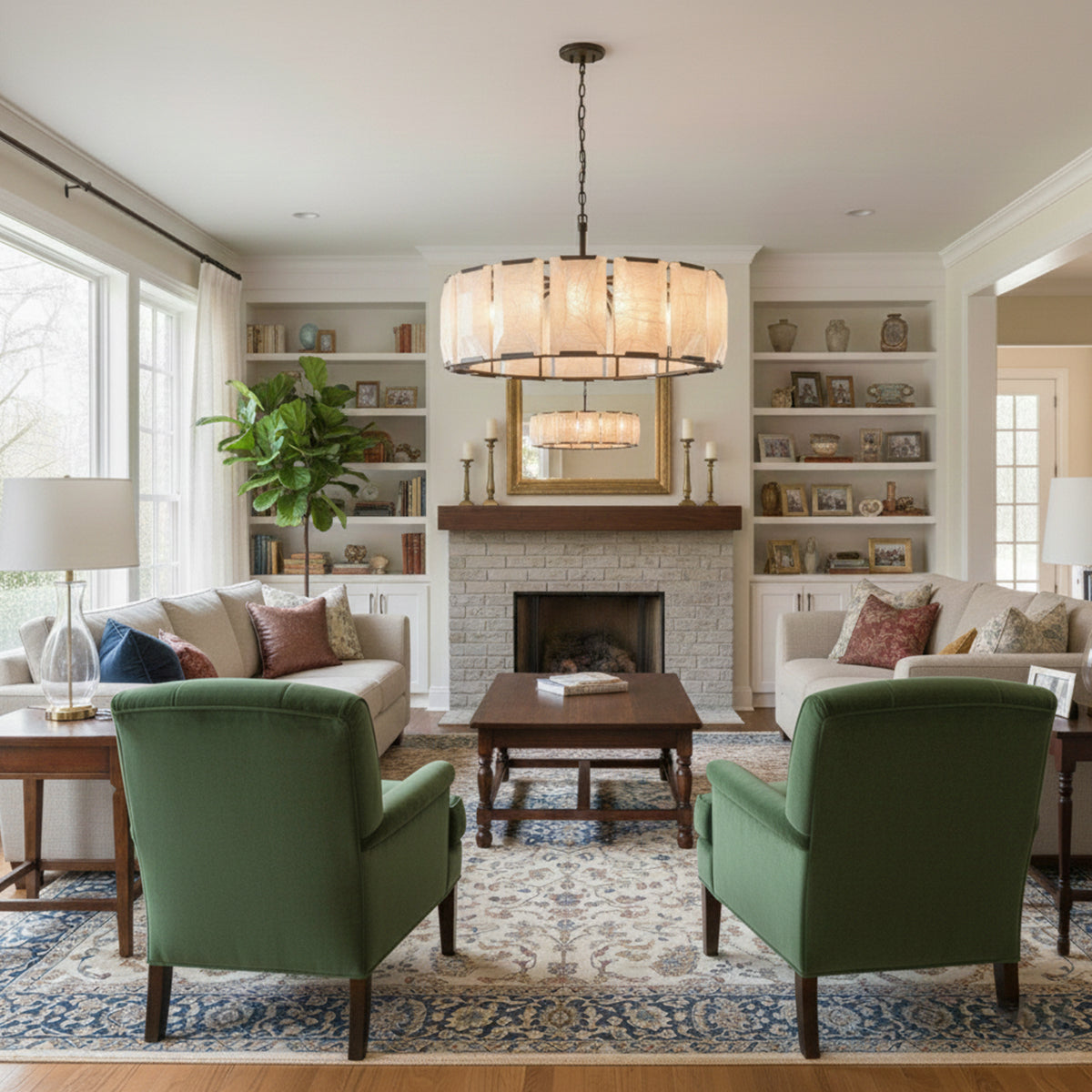 Aubrey Calcite Round Chandelier | wildoxy