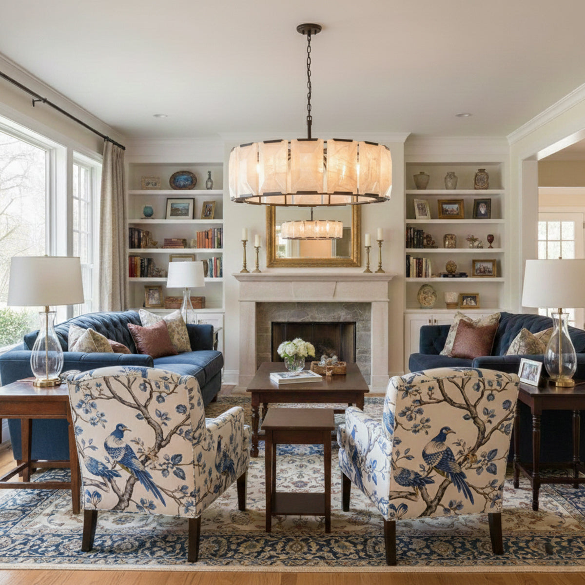 Aubrey Calcite Round Chandelier | wildoxy