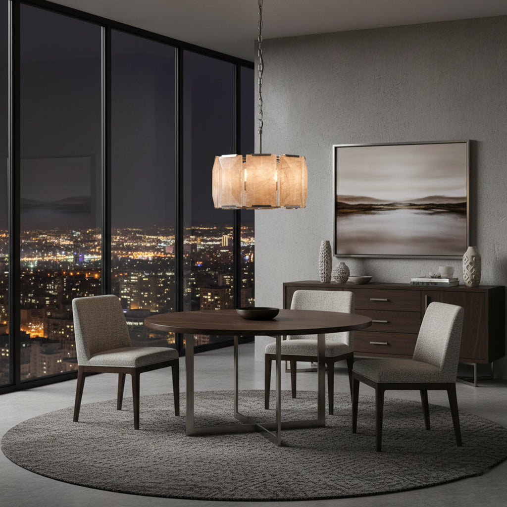 Aubrey Calcite Round Chandelier | wildoxy