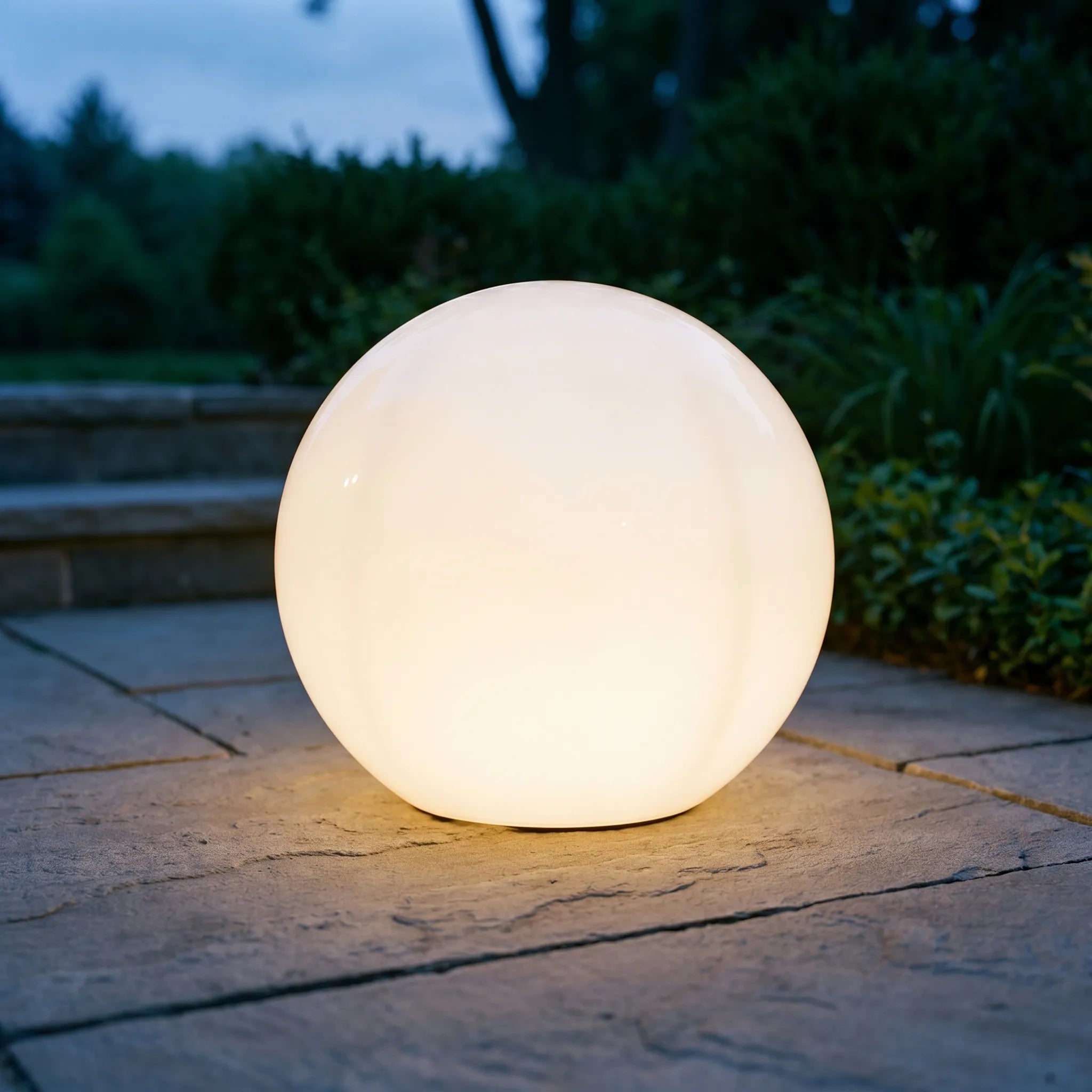 Spherical LED Garden Light -  Illuminating Garden Pathways - Wildoxy
