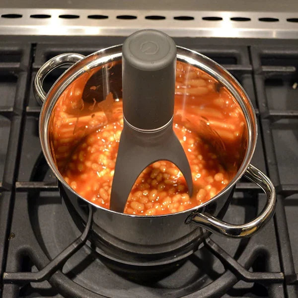 Removedor automático para ollas — Velocidad ajustable, ayudante de cocina manos libres