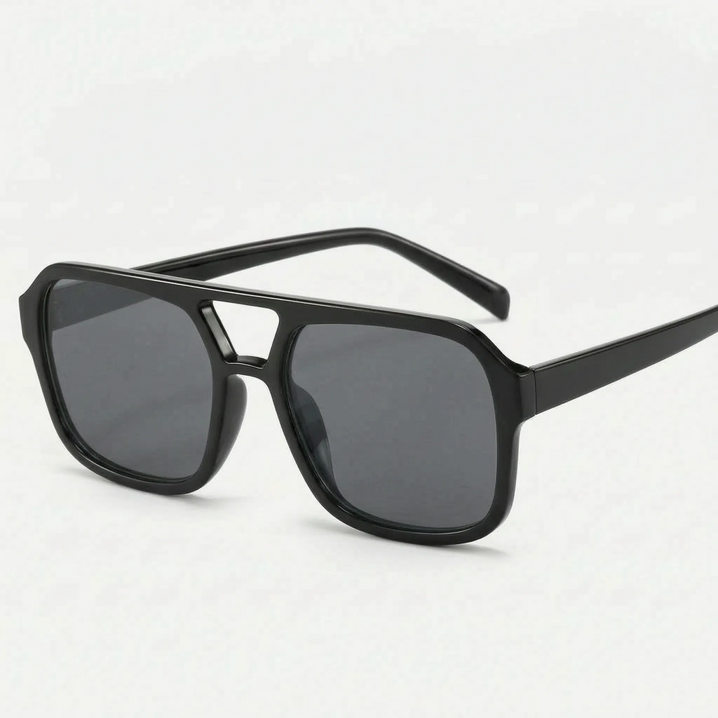Oversized Aviator Sunglasses -  Driving In Sunlight - Wildoxy