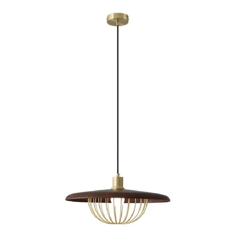 CinderLume Polystyrene Resin LED Pendant Lamp — Warm Glow, Wood-Inspired Silhouette