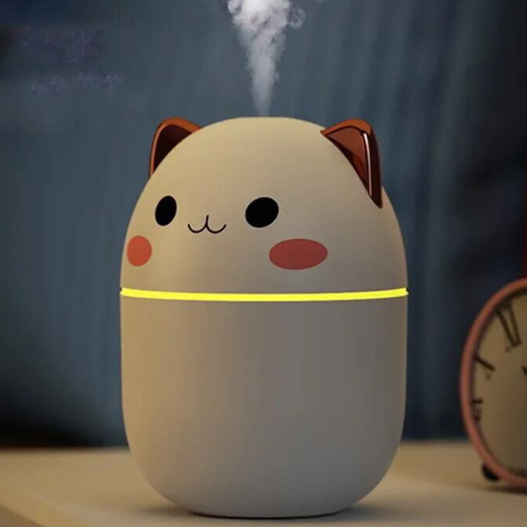 Umidificator pentru pisici — Ceață de 250ml, lumină de veghe LED