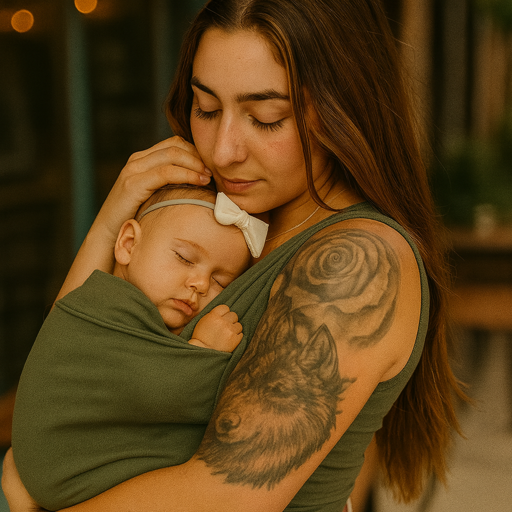Baby Carrier Shirt — Elastic Newborn Skin-to-Skin Wear