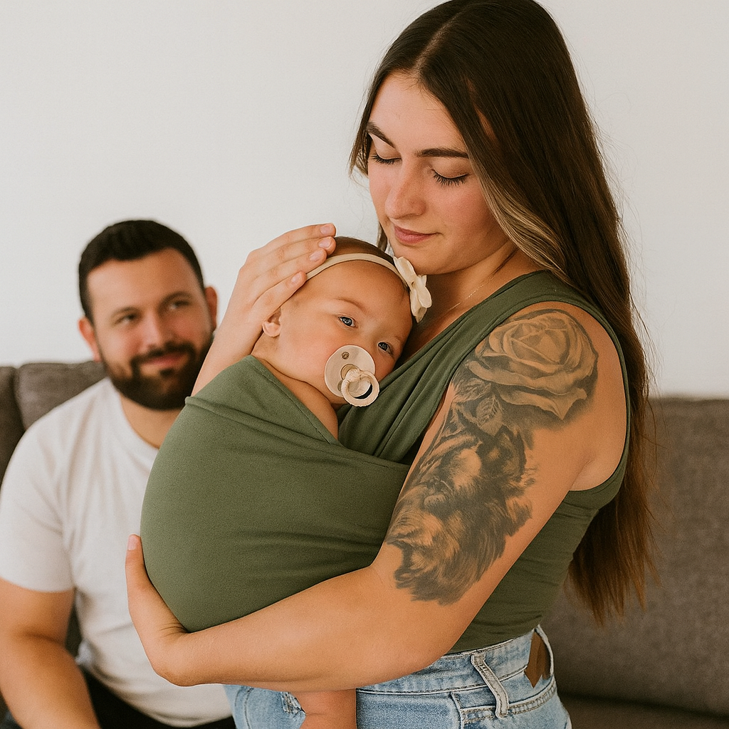 Baby Carrier Shirt — Elastic Newborn Skin-to-Skin Wear