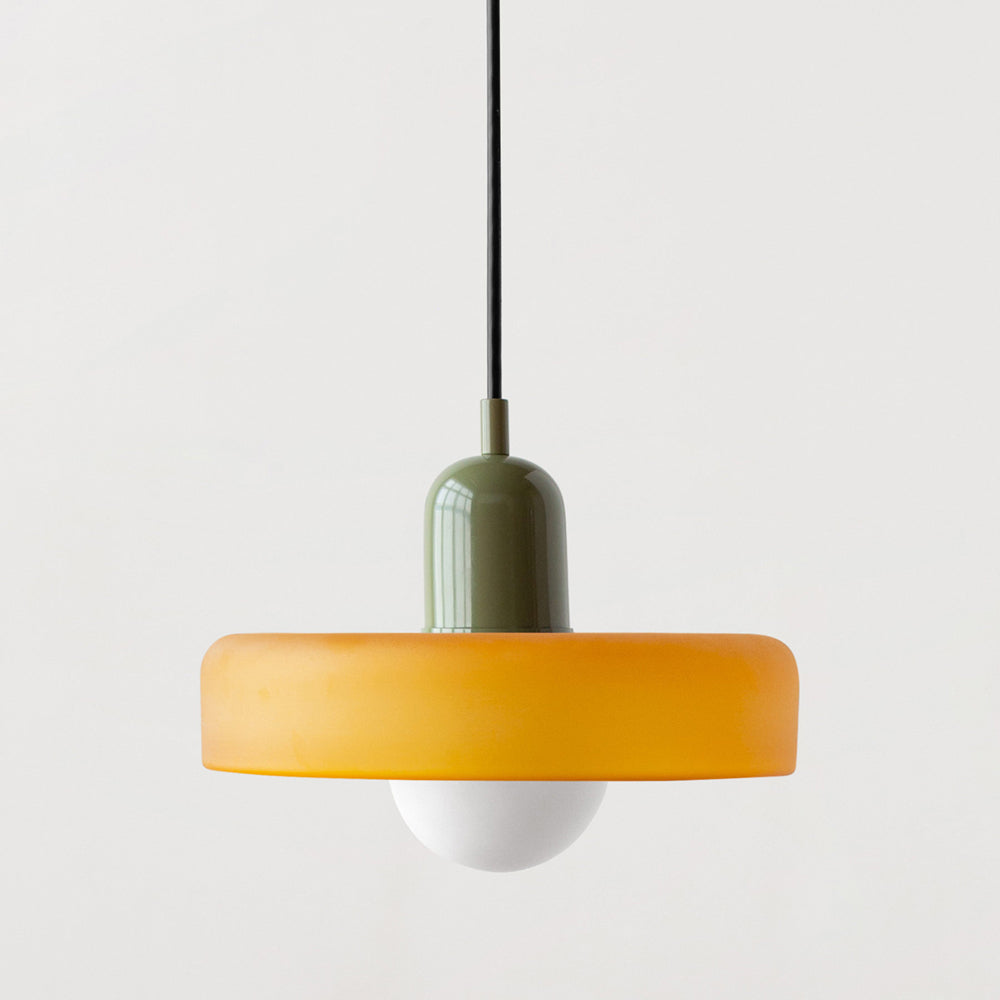 Luccon-pendellampe med dobbeltglas, G9, 35 cm