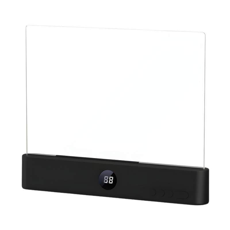 Ultradunne ledboeklamp — oplaadbaar, 3 standen, timer