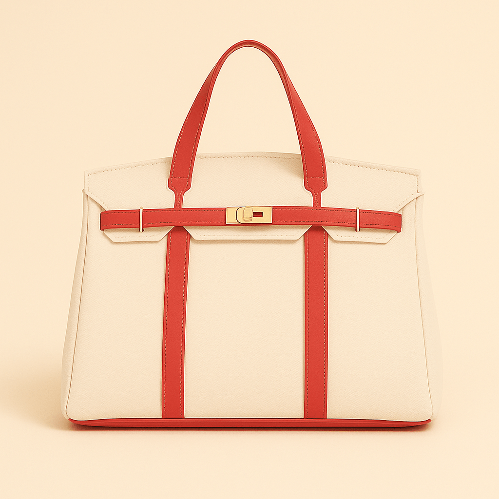 Aurelia Premium Canvas Shopper Tote — Steel Reinforcements