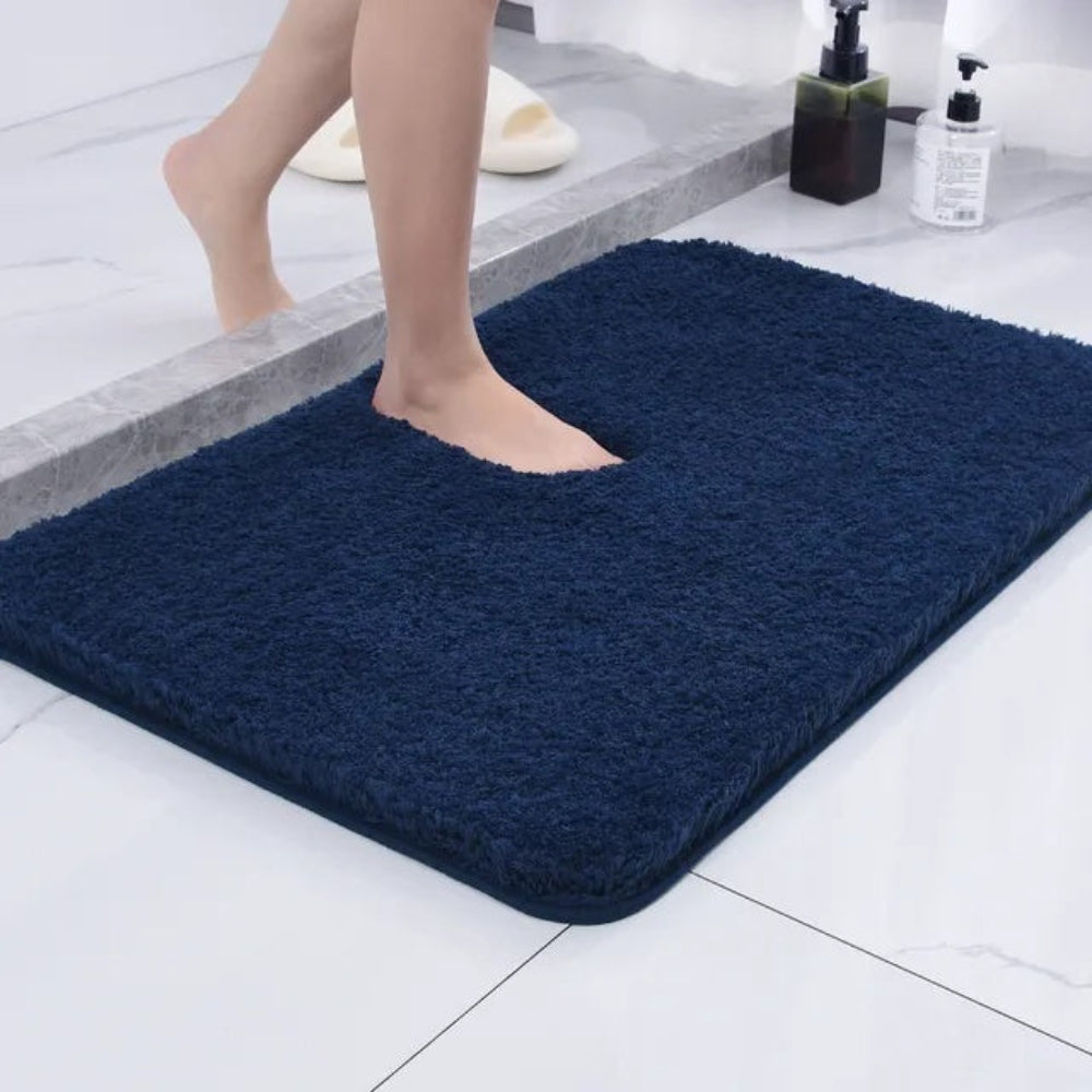 Mjuk badrumsmatta i mikrofiber — halkfri, 40x60/50x80/60x90