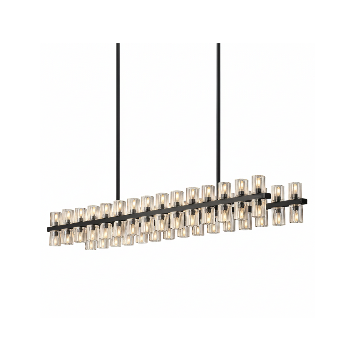 Brach Crystal Rectangular Chandelier | wildoxy