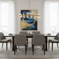Brach Crystal Shades Round Chandelier | wildoxy