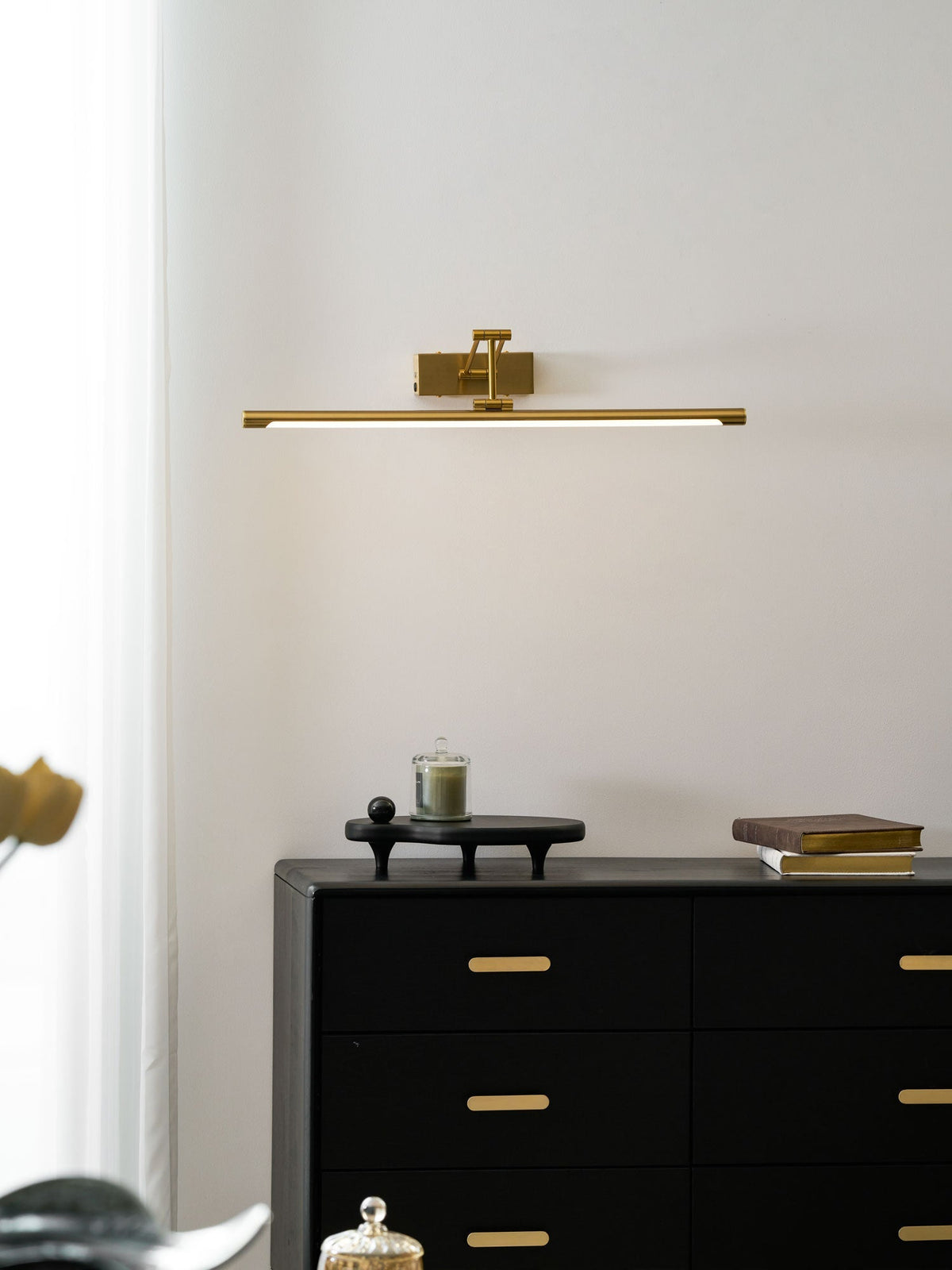 Oplaadbare gouden schilderijlamp — draadloze USB-lijstlamp