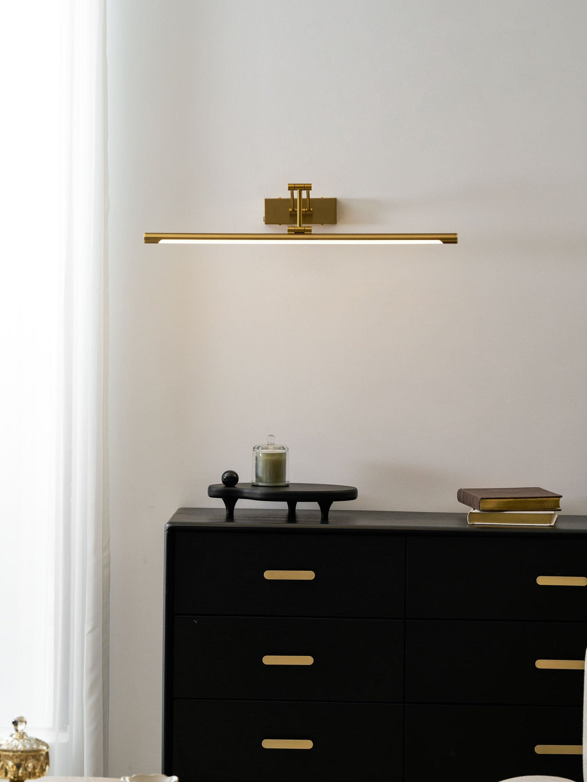 Oplaadbare gouden schilderijlamp — draadloze USB-lijstlamp