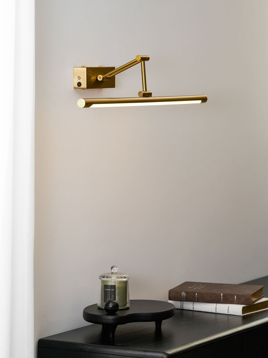 Oplaadbare gouden schilderijlamp — draadloze USB-lijstlamp