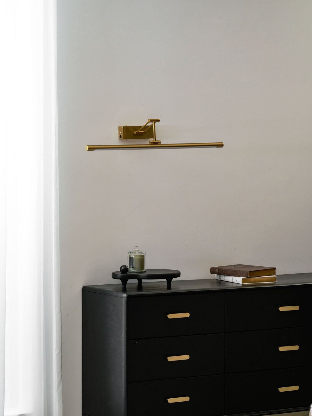 Oplaadbare gouden schilderijlamp — draadloze USB-lijstlamp