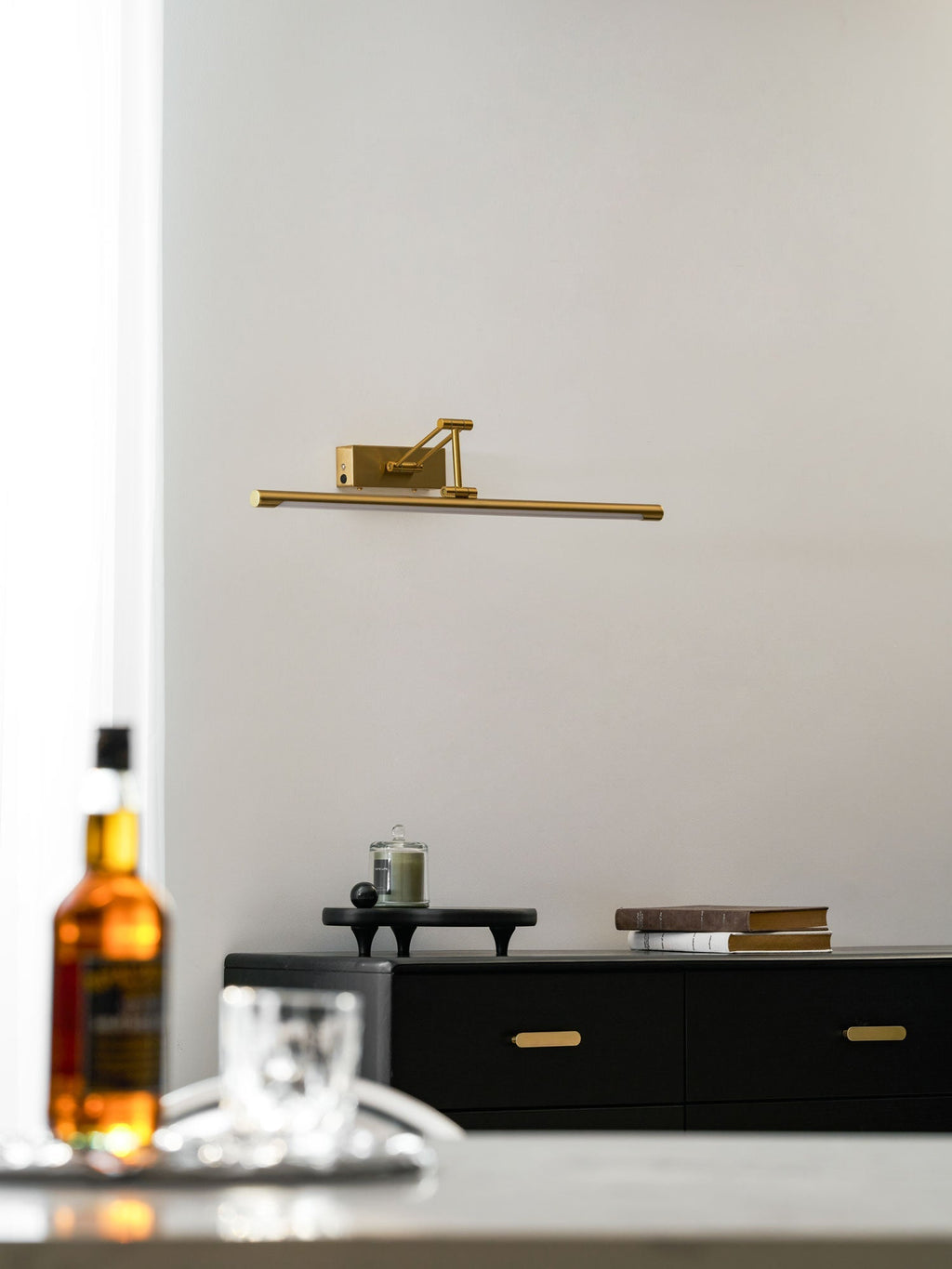 Oplaadbare gouden schilderijlamp — draadloze USB-lijstlamp