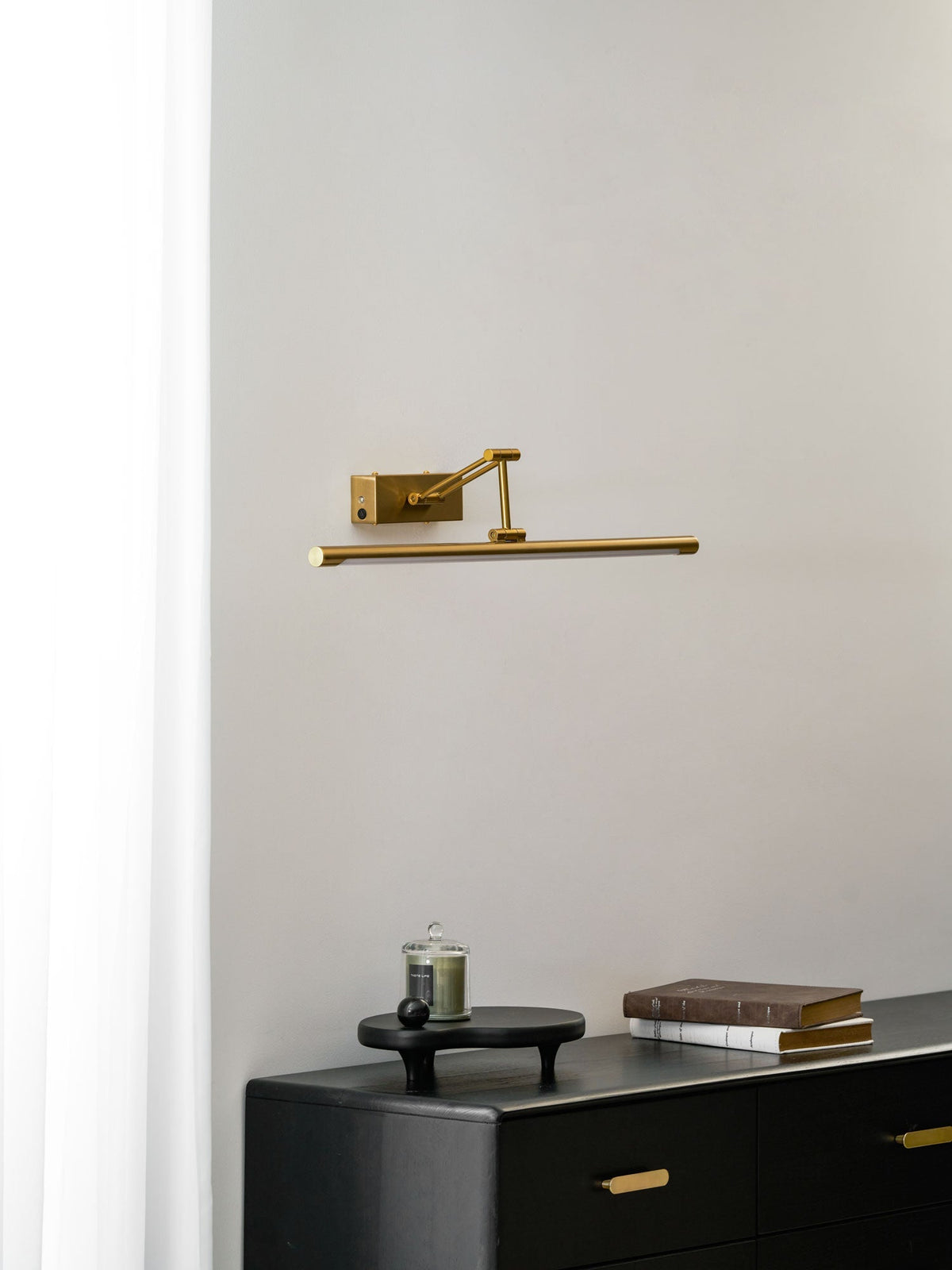 Oplaadbare gouden schilderijlamp — draadloze USB-lijstlamp