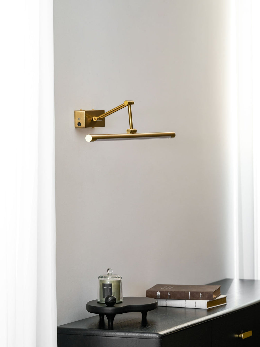 Oplaadbare gouden schilderijlamp — draadloze USB-lijstlamp