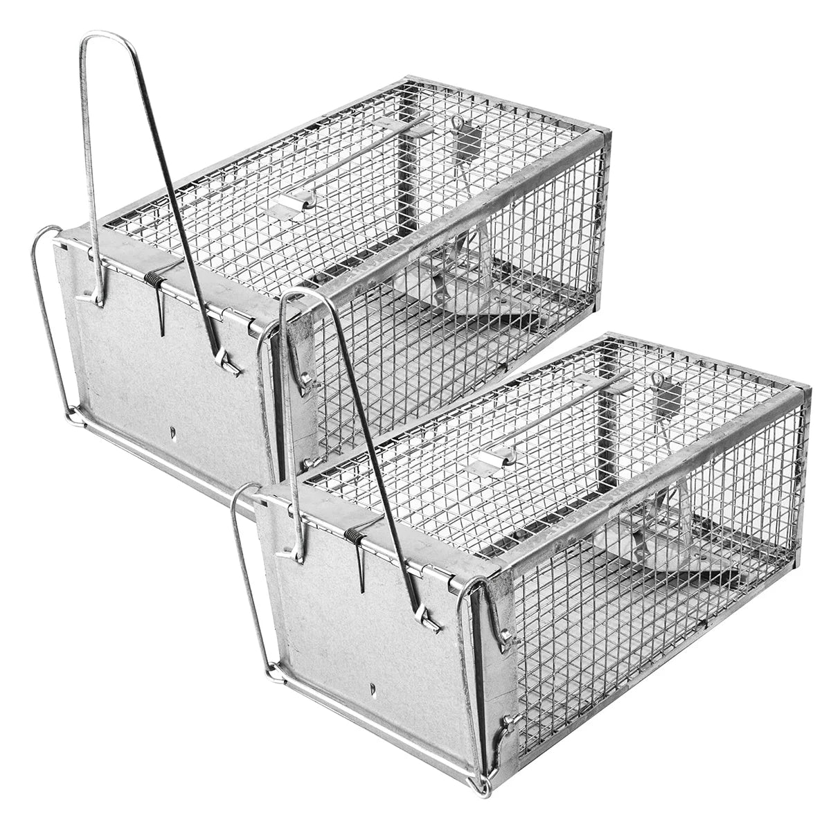 SafeNest Humane Rodent Cage Trap — Automatic Door Lock System