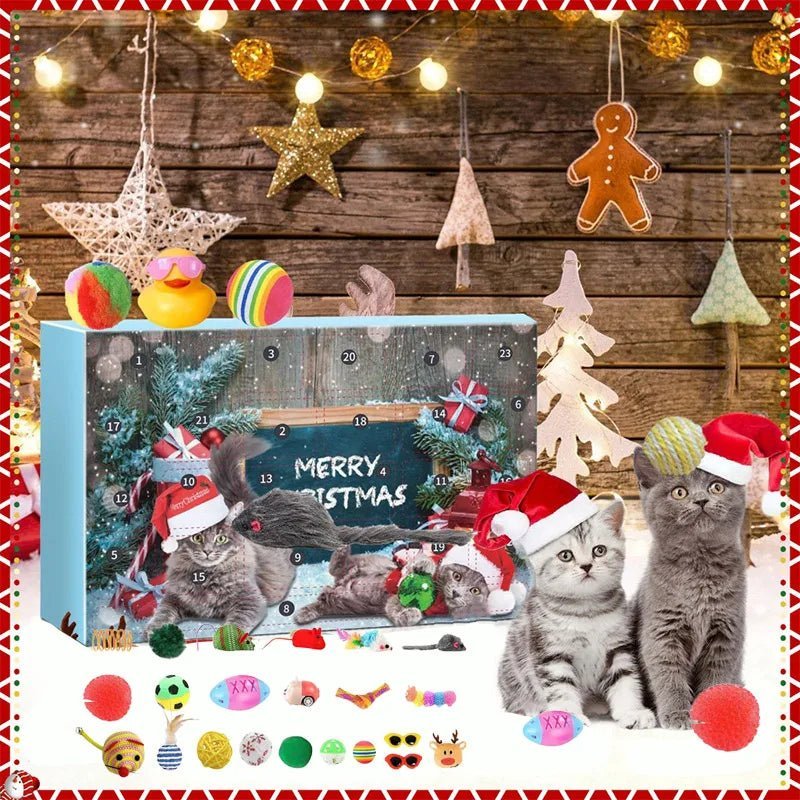 WhiskerJoy 2025 Advent Calendar — 23 Daily Catnip Toys