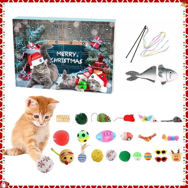 WhiskerJoy 2025 Advent Calendar — 23 Daily Catnip Toys
