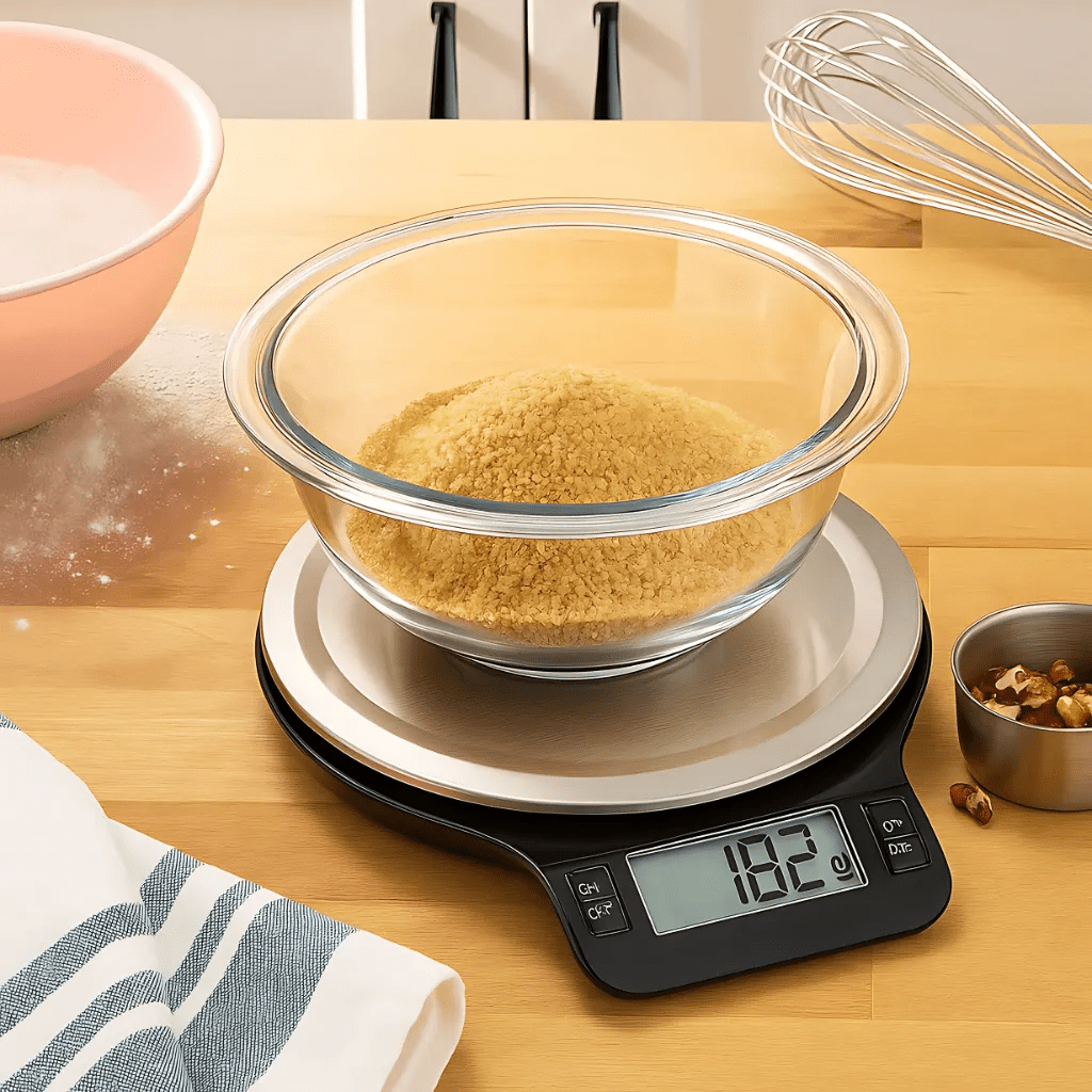 ChefNova Digital Kitchen Scale — Clear LCD Display and Precise Readings