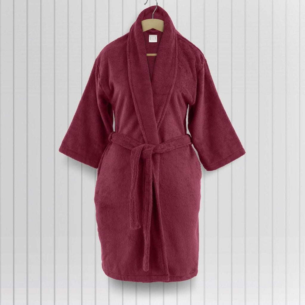 Aurora 100% Cotton Spa Bathrobe — Absorbent Comfort Weave