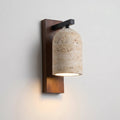 Modern Stone Wall Lamp -  Bedside Reading Illumination - Wildoxy
