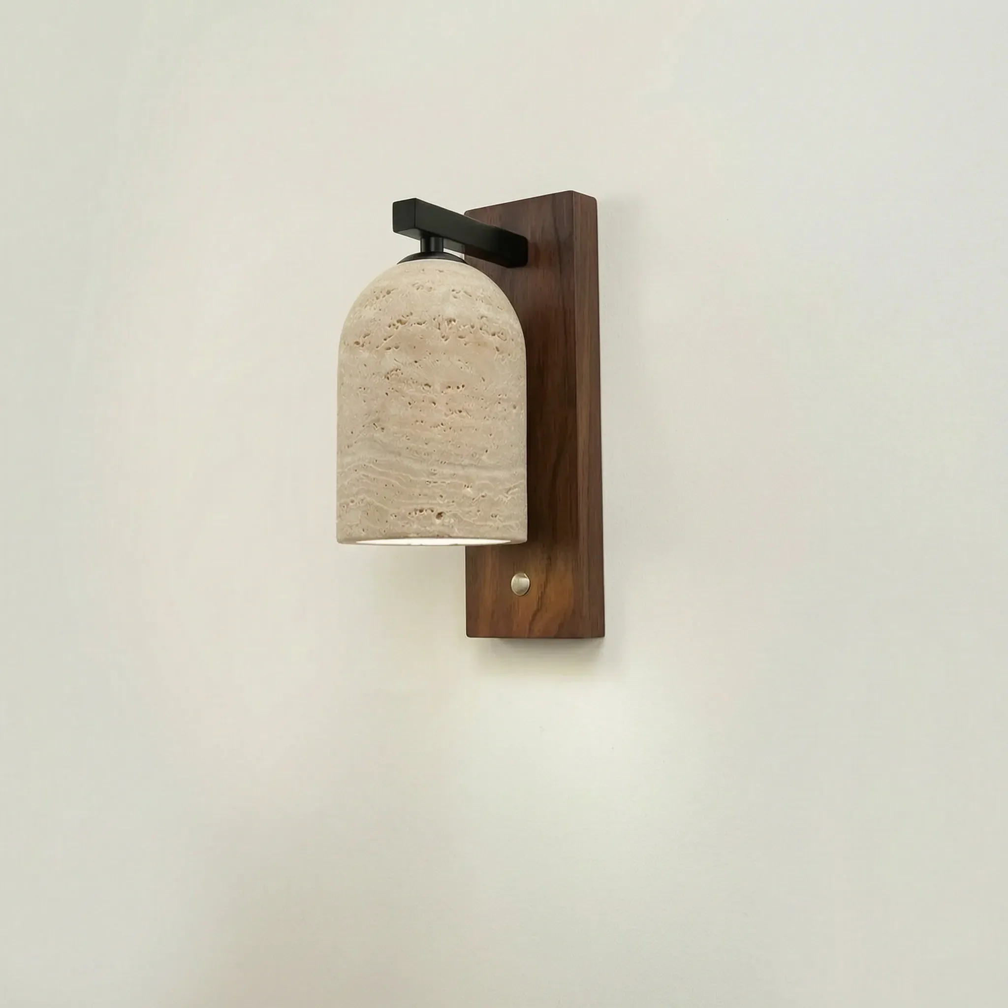 Modern Stone Wall Lamp -  Bedside Reading Illumination - Wildoxy