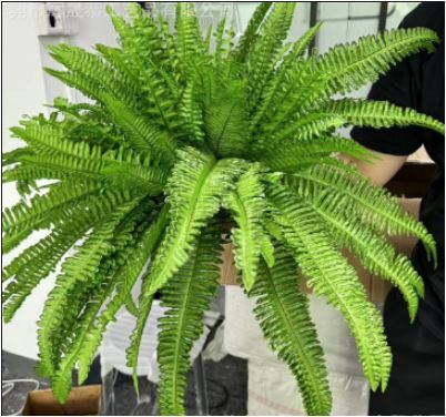 Künstlicher Kaskadenfarn — UV-beständiges PVC, grün
