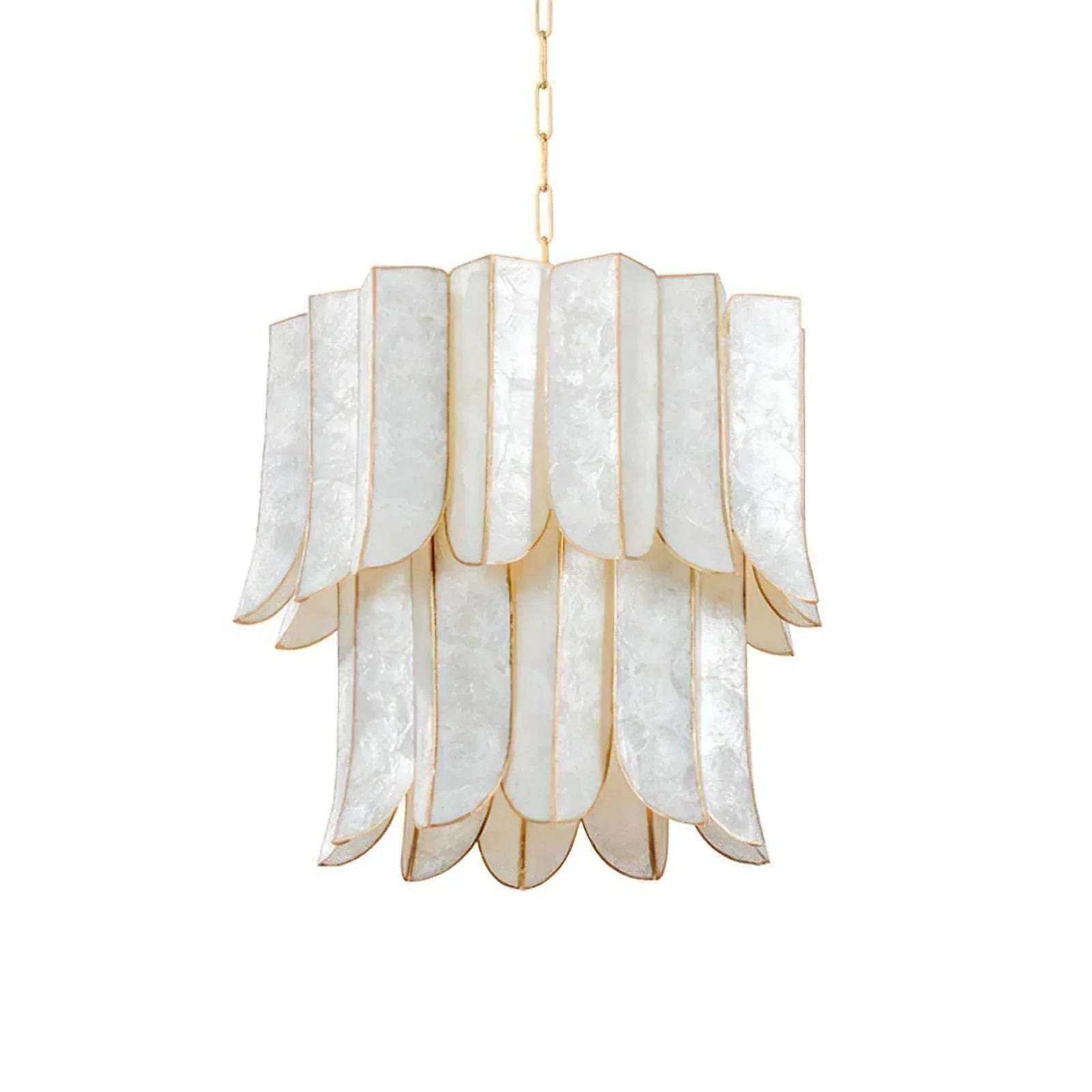 Cartagena Vintage Gold Leaf Chandelier | wildoxy