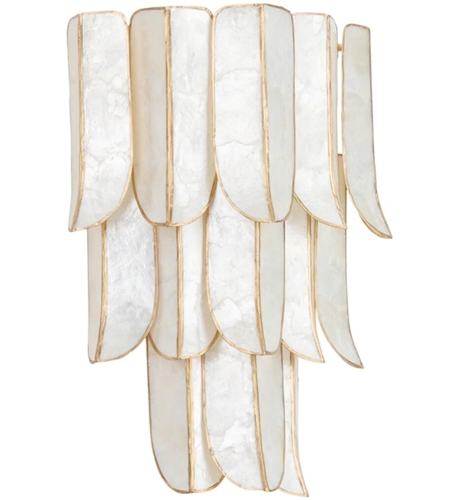 Cartagena Vintage Gold Leaf Wall Lamp | wildoxy