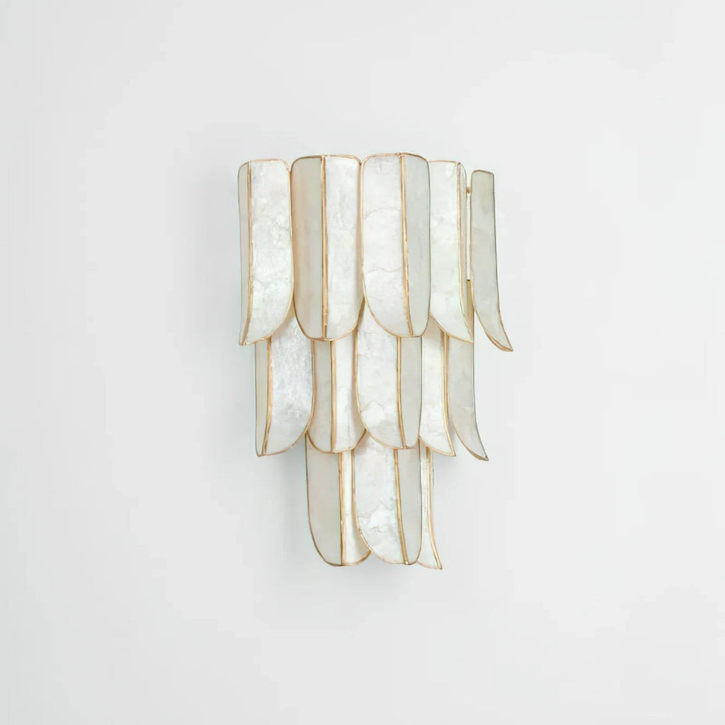 Cartagena Vintage Gold Leaf Wall Lamp | wildoxy