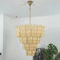 Cascade Ribbed Glass Chandelier | wildoxy