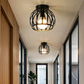 Industrial Vintage Open Cage Ceiling Lamp — Contemporary Pendant Light