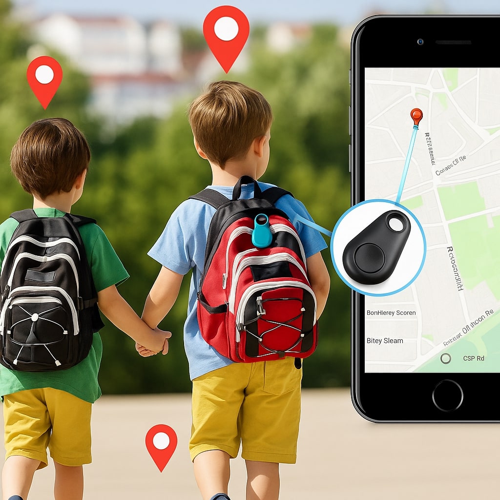 Tracker GPS compact — urmărire în timp real prin aplicație, geofencing