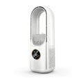 Ventilatore ricaricabile senza pale da 30.5cm, silenzioso, bianco e blu