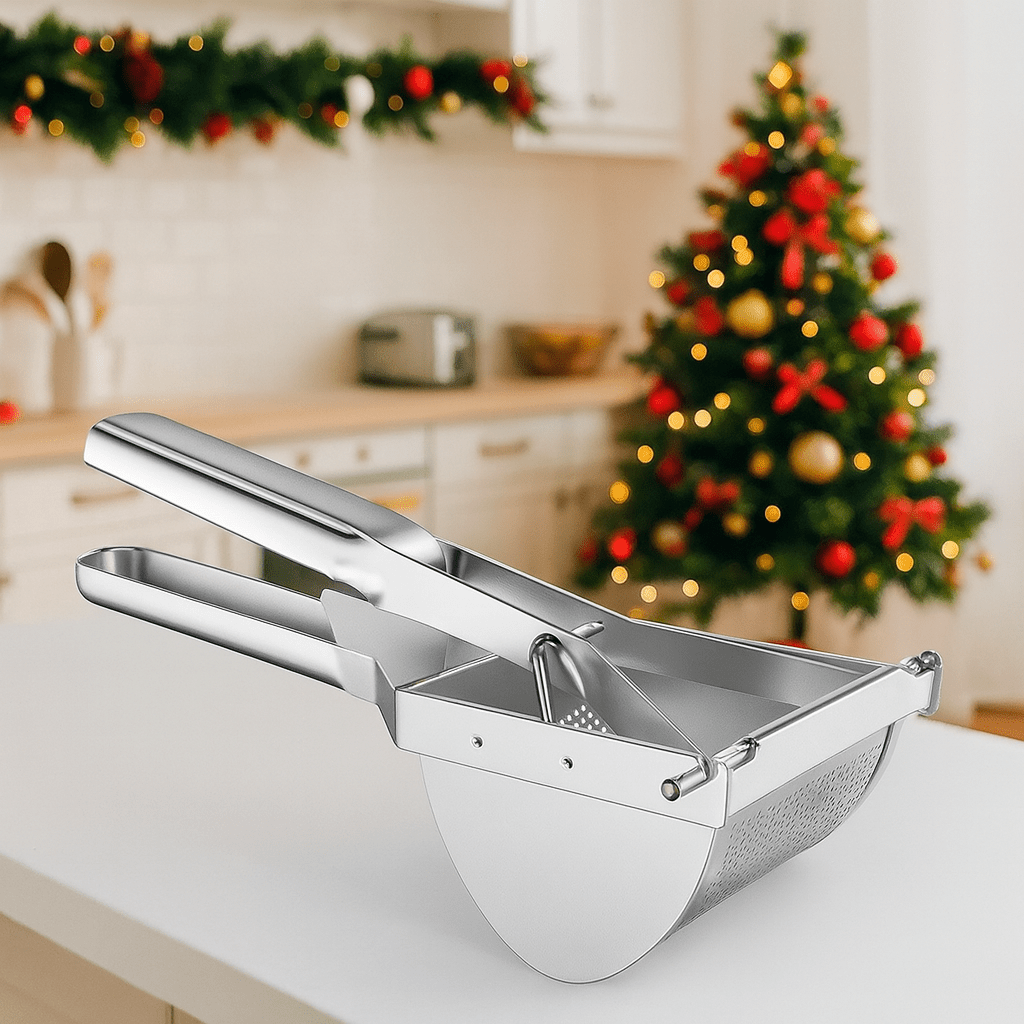 EaseMash Ergonomic Stainless Steel Potato Press
