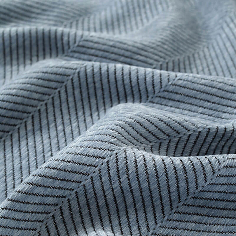 Pătură din chenille — model spic, franjuri, 180x130cm