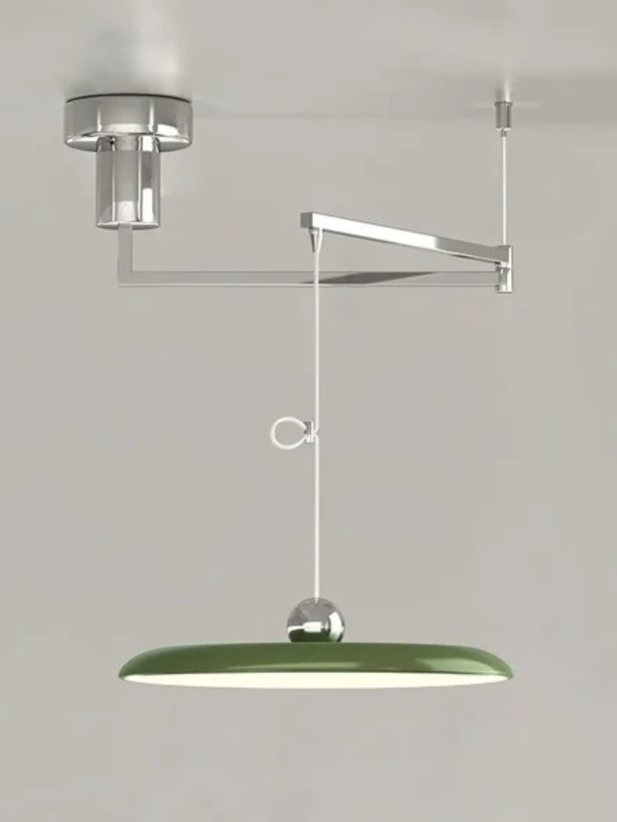 Verstelbare hanglamp — metalen lamp met zwenkarm