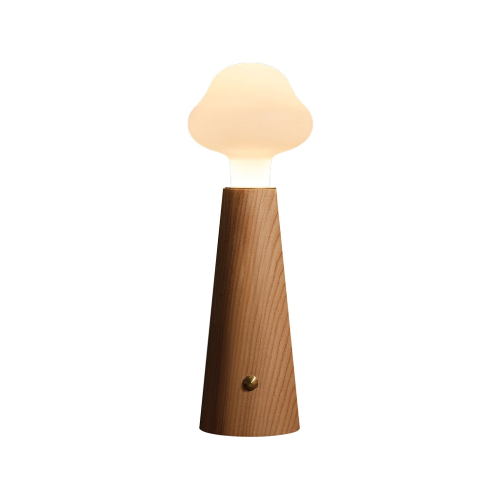 LumaVerse Poetic Table Lamp — Metal, Wood and Acrylic Design