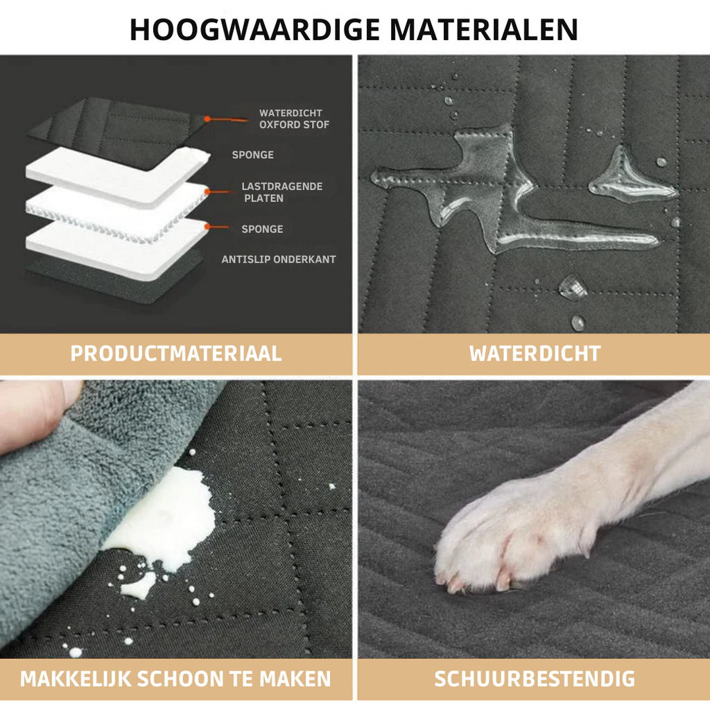 Wasserdichter Hunde-Autositzbezug — Sicherer Rücksitzschutz