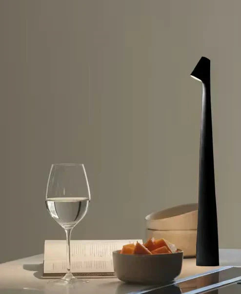 Nordic Wireless LED Table Lamp — Cord-Free Directed Beam