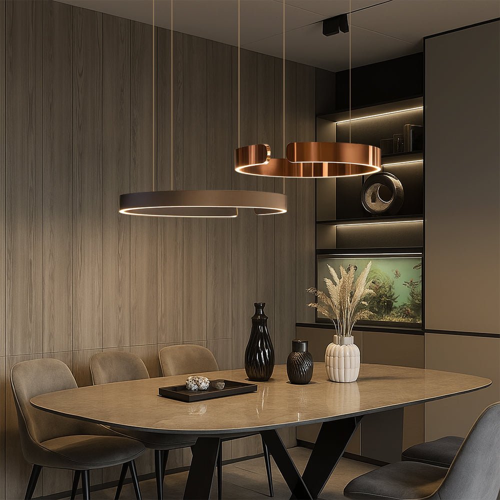 Kortárs 24-Inch-es LED-es függőlámpa — Kör alakú gyűrűlámpa