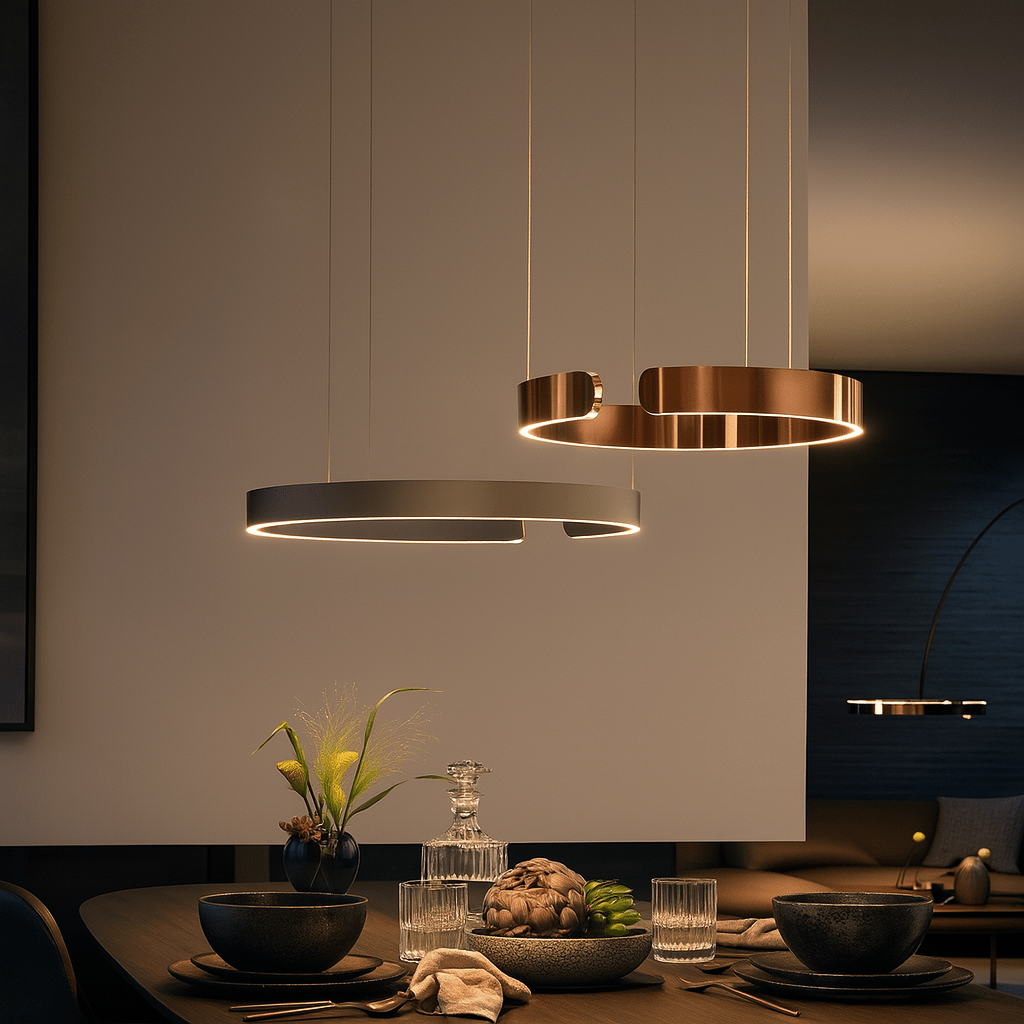 Kortárs 24-Inch-es LED-es függőlámpa — Kör alakú gyűrűlámpa