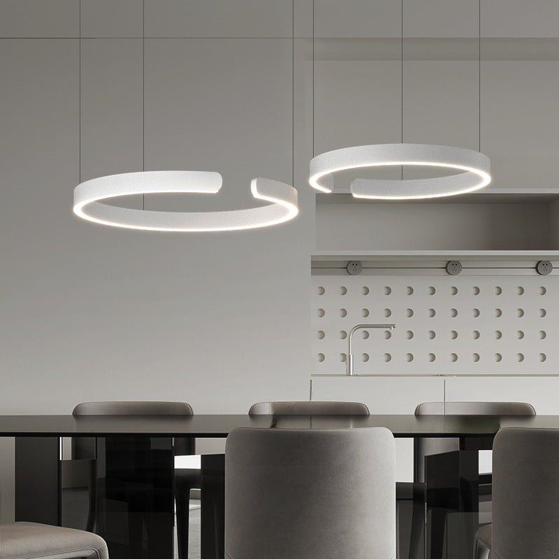 Kortárs 24-Inch-es LED-es függőlámpa — Kör alakú gyűrűlámpa
